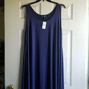 Blue high/low dress NWT